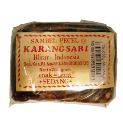 KARANGSARI Erdnuss Soße Medium Hot, Sambel Pecel Sedang [MHD 10.9.26]