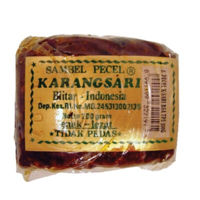KARANGSARI Erdnuss Soße Mild 200g, Sambel Pecel tidak pedas [MHD 10.9.26]