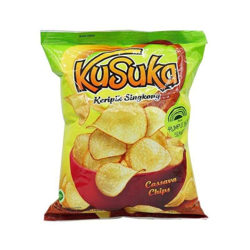 Kusuka Cassava Chips Original 180gr - JaVaTaste Online Shop