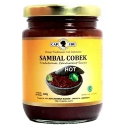 Cap Ibu Sambal Cobek Hot — Traditionelles Gewürz-Chili-Relish 220g