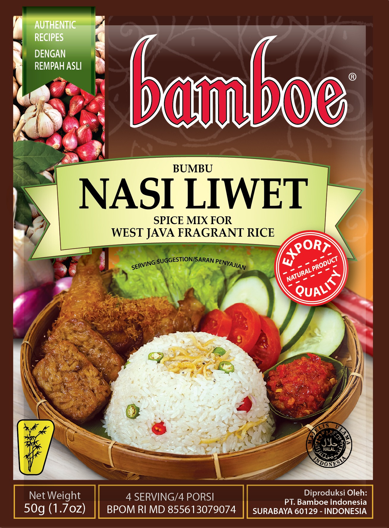 Bamboe Nasi Liwet 50g