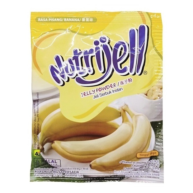 Nutrijell Jelly Powder Banana — Wackelpudding Pulver 30g
