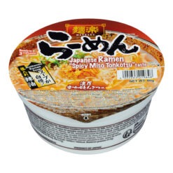 Menraku japanische Ramen Nudeln würziger Miso-Tonkotsu-Geschmack 80g